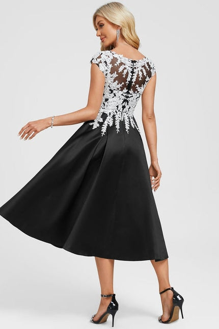 Robe Trapèze Dentelle - gallery 6