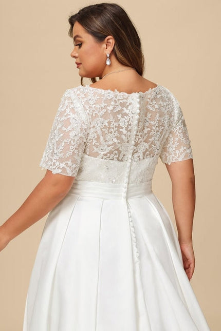 Robe Mariee Champetre Dentelle - gallery 9