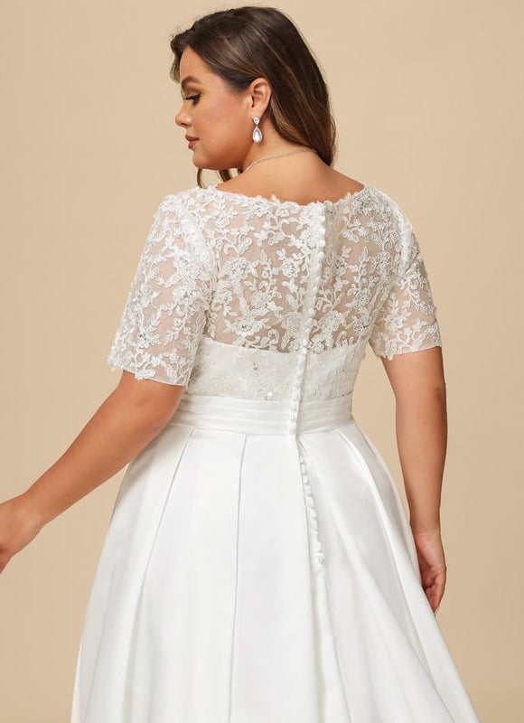 Robe Mariee Champetre Dentelle - gallery 9