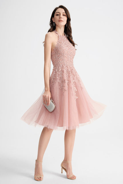Robe Dentelle En Tulle Délicat - gallery 1