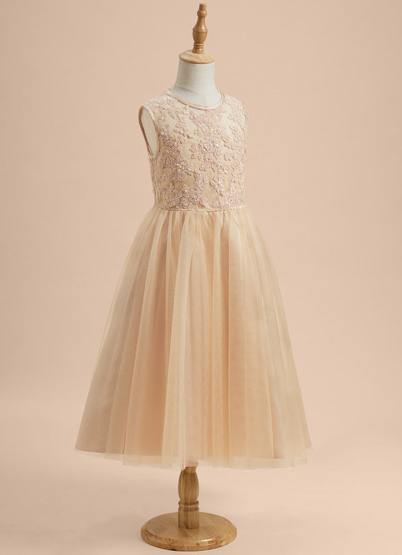 Robe Dentelle Fête Élégante - gallery 1