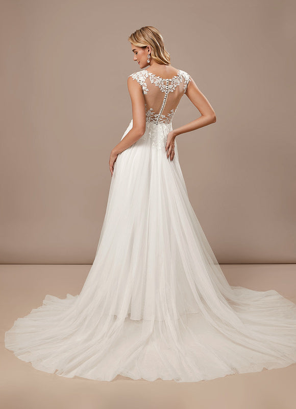 Robe Mariee Traine Dentelle - gallery 6