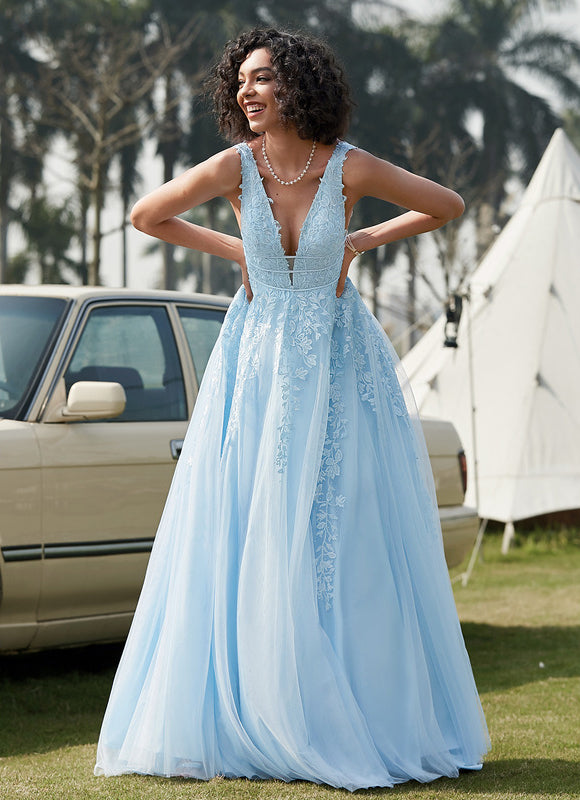 Robe Dentelle Azur Délicate - gallery 6