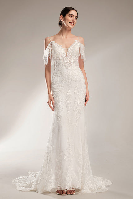 Robe Dentelle Sirène Élégante - gallery 1