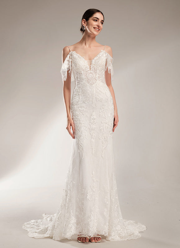 Robe Dentelle Sirène Élégante - gallery 1