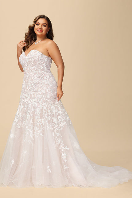 Robe Dentelle Élégante Tulle - gallery 7