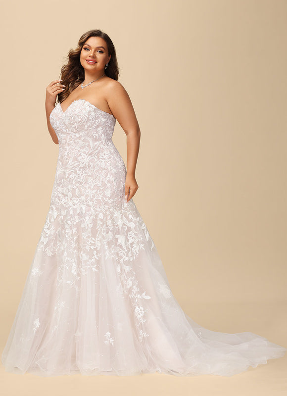 Robe Dentelle Élégante Tulle - gallery 7