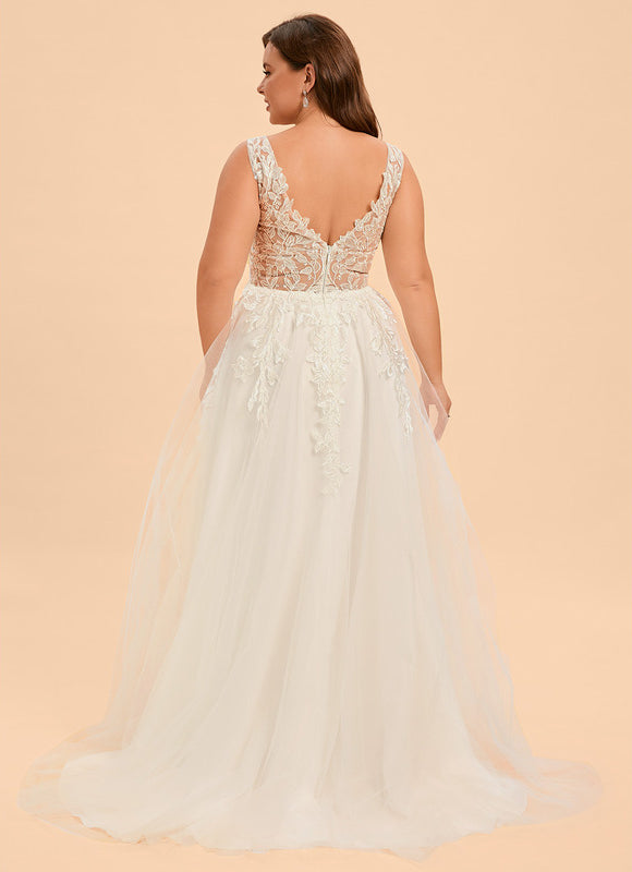 Robe Dentelle Élégance Nuptiale Tulle - gallery 8