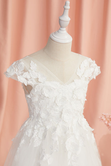 Robe Dentelle Éclat Floral Éthéré - gallery 7