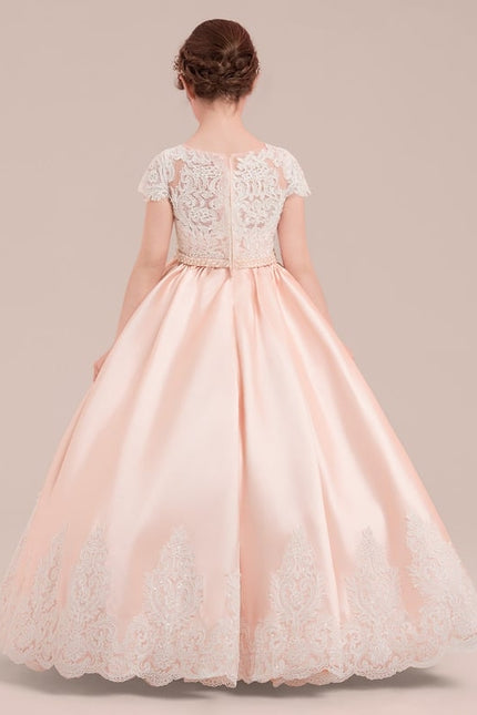 Robe Dentelle Évasée Blanche - gallery 1