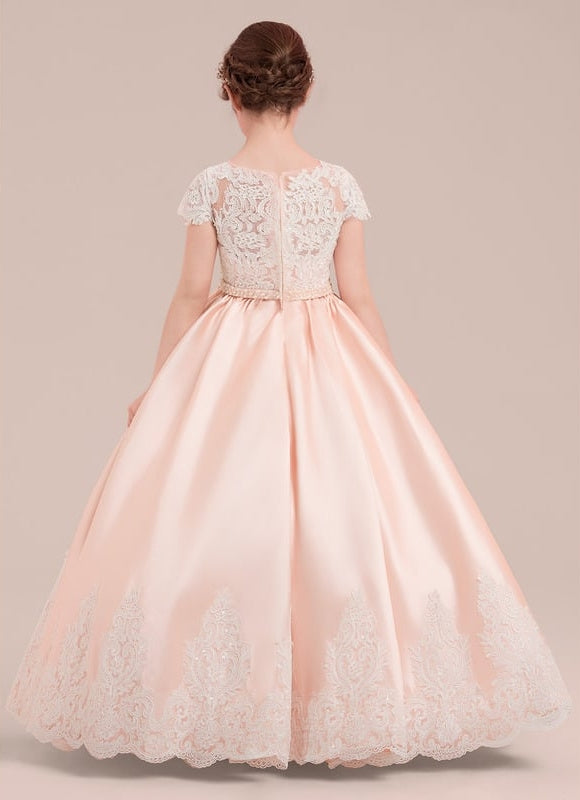Robe Dentelle Évasée Blanche - gallery 1