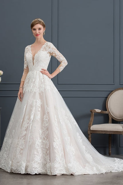 Robe Dentelle Mi-Longue Dentelle - gallery 5