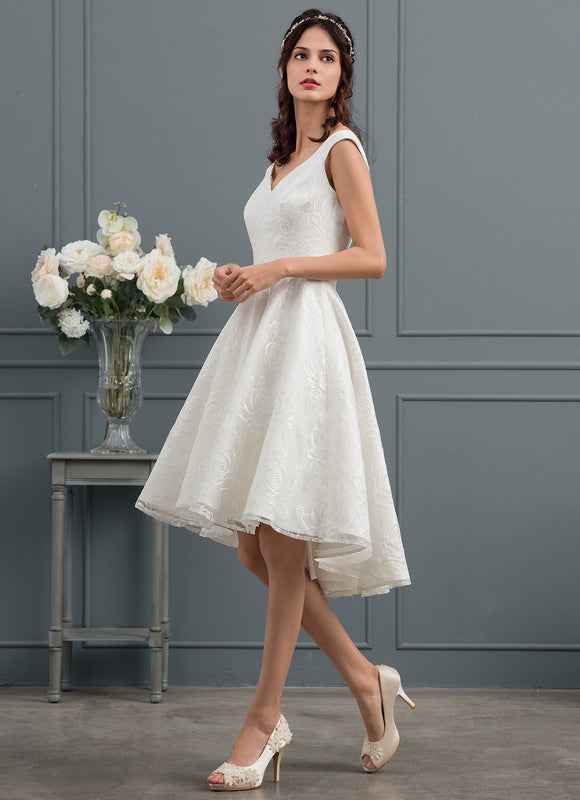 Robe Dentelle Aline Écrue - gallery 2