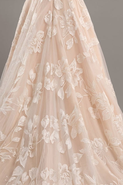Robe Dentelle Nuptiale Florale - gallery 7