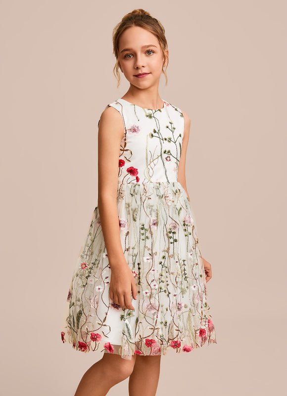 Robe Dentelle Fleurie Légère - gallery 2