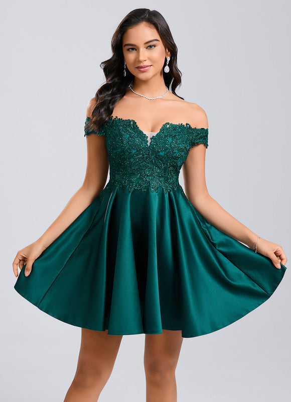 Robe Manche Dentelle