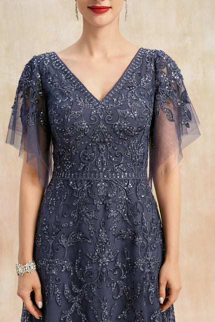 Robe Dentelle Vaporeuse Ornée - gallery 6