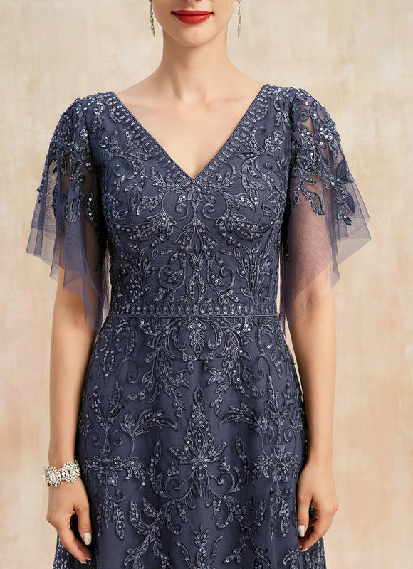 Robe Dentelle Vaporeuse Ornée - gallery 6