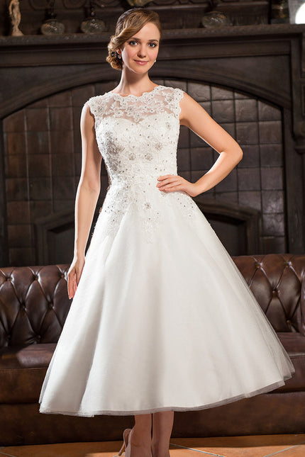 Robe Dentelle Princesse Tulle Étoilé