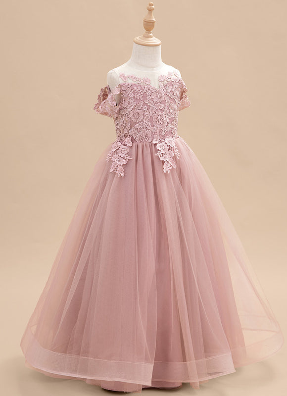 Robe Dentelle Boheme Rose - gallery 2