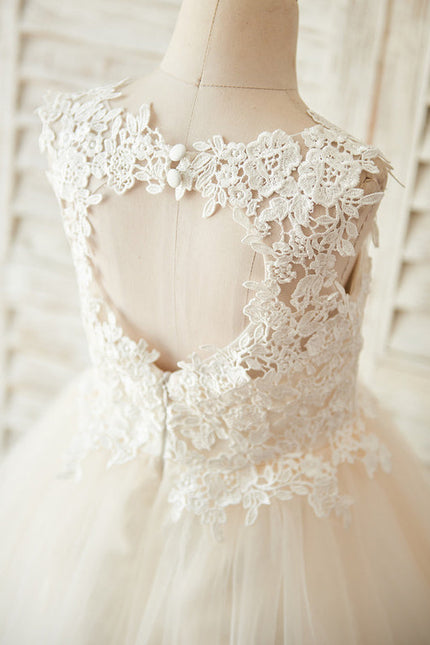 Robe Dos Nu Dentelle Blanche - gallery 2