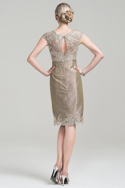 Robe Dentelle Dentelle Olive - gallery 6