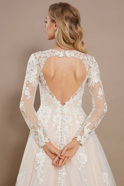 Robe Dentelle Tulle Délicate - gallery 4