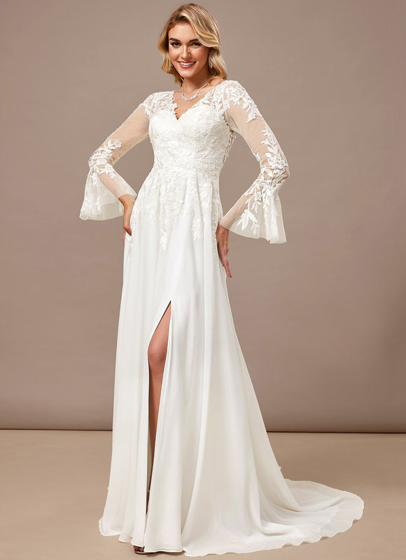Robe Dentelle Fluide Élégante - gallery 2