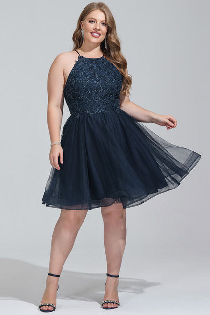 Robe Dentelle Tulle Noire - gallery 6