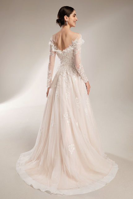 Robe Dentelle De Mariée Élégante - gallery 3