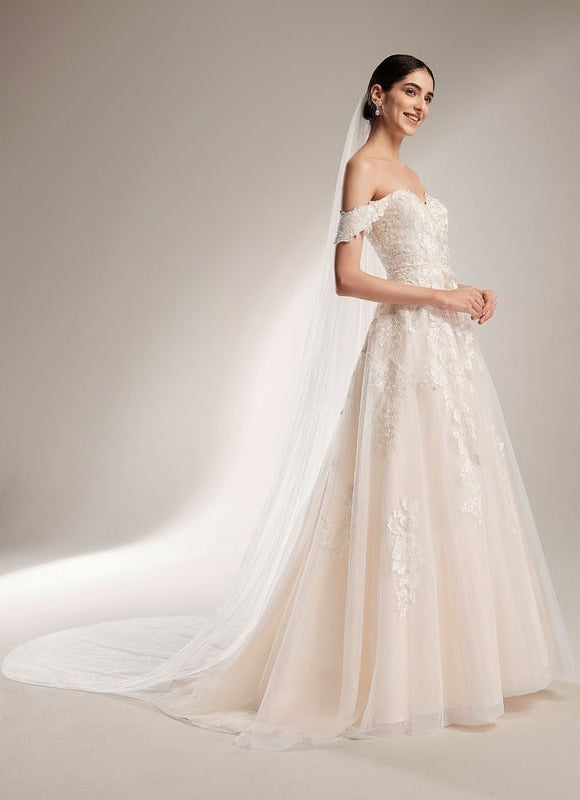 Robe Dentelle De Mariée Vaporeuse - gallery 7