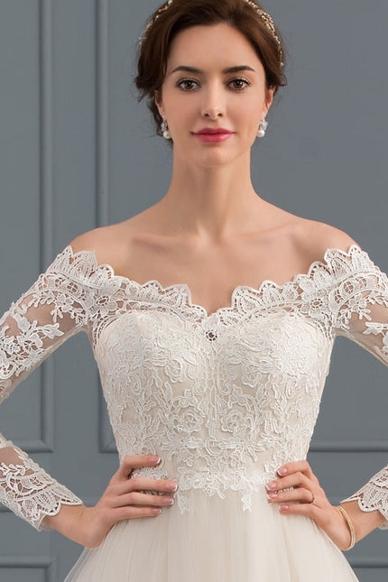 Robe Dentelle Nuptiale Élégante - gallery 7