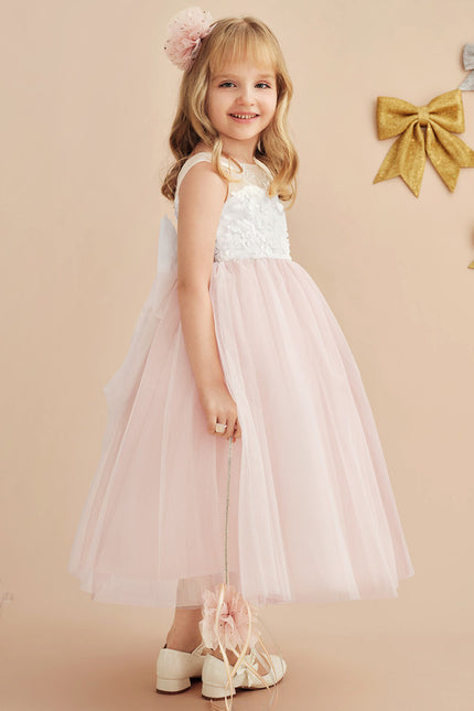 Robe Dentelle Enfant Florale Douce - gallery 3