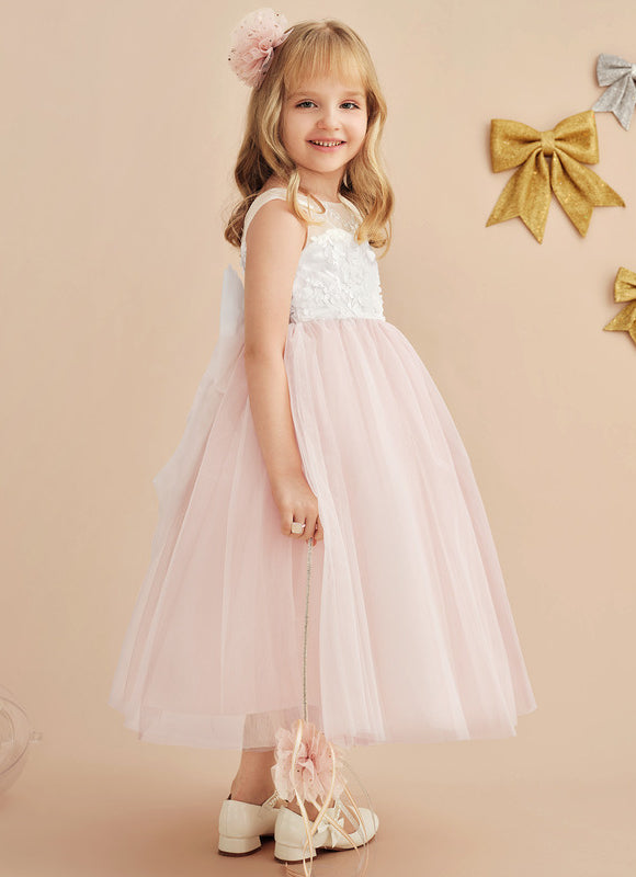 Robe Dentelle Enfant Florale Douce - gallery 3