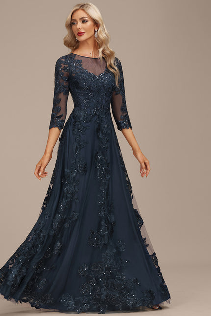 Robe Dentelle Éclat Océanique - gallery 2