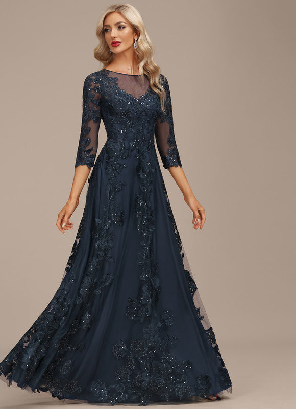 Robe Dentelle Éclat Océanique - gallery 2