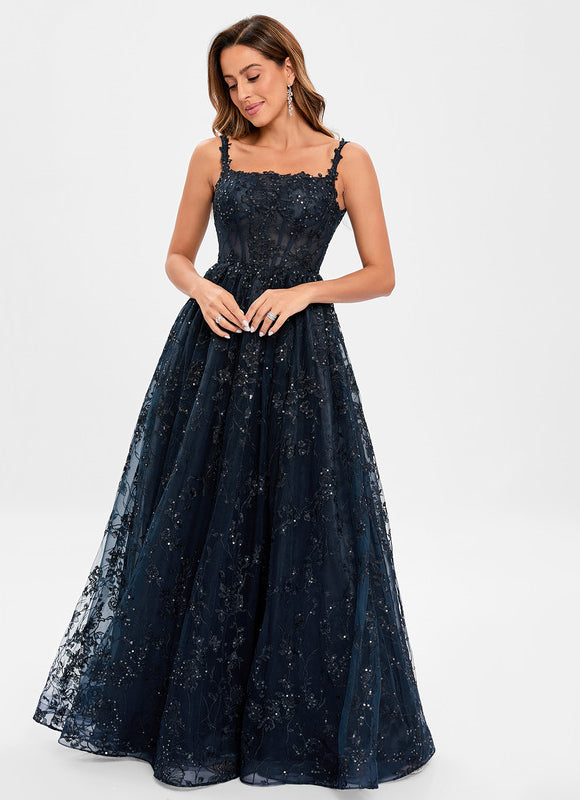 Robe De Soirée Transparente Dentelle - gallery 3