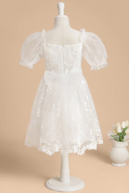Robe Dentelle Nuptiale Enfantine Élégante - gallery 4