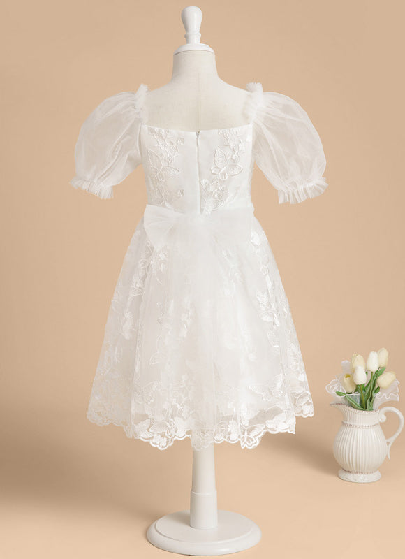 Robe Dentelle Nuptiale Enfantine Élégante - gallery 4