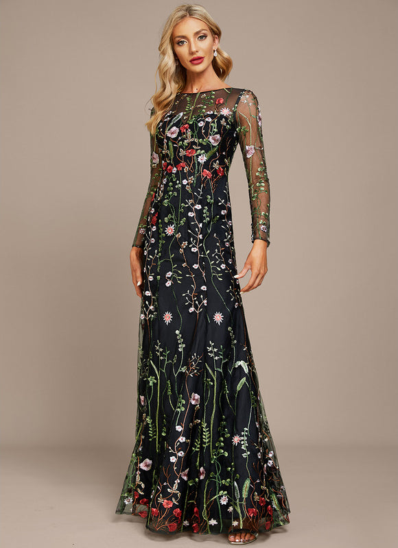 Robe Dentelle Florale Éthérée