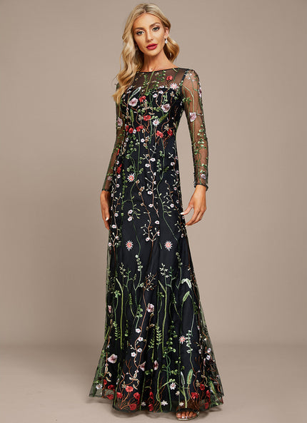 Robe Dentelle Florale Éthérée