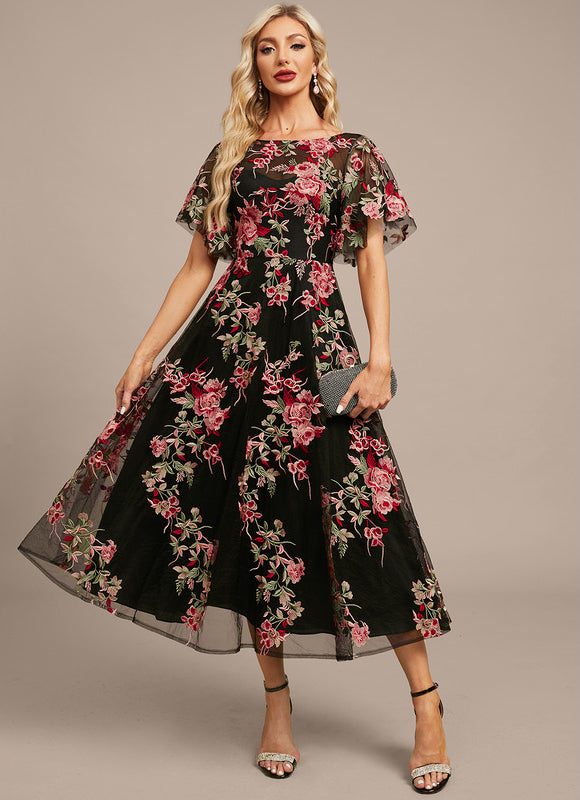 Robe Dentelle Florale Chic - gallery 2