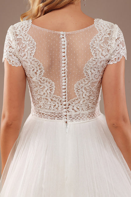 Robe Dentelle Élégance Nuptiale Tulle - gallery 3