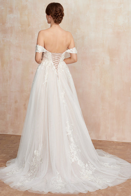 Robe Dentelle Éthérée Florale - gallery 9