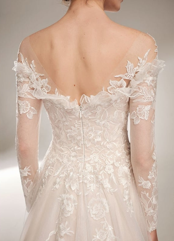 Robe Dentelle De Mariée Élégante - gallery 2