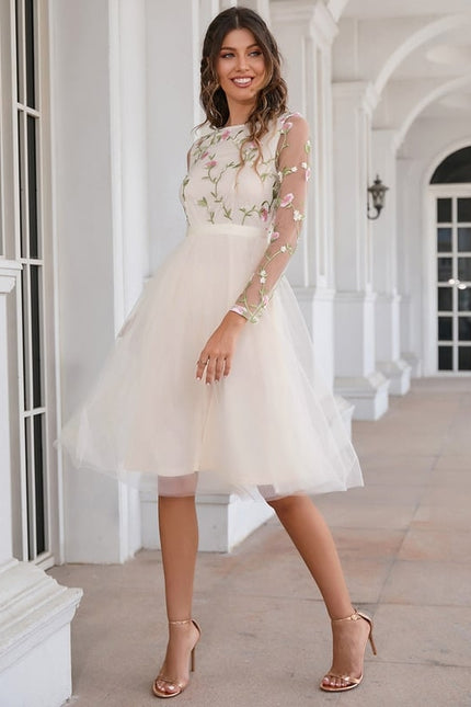 Robe Dentelle Éclat De Fleurs - gallery 4