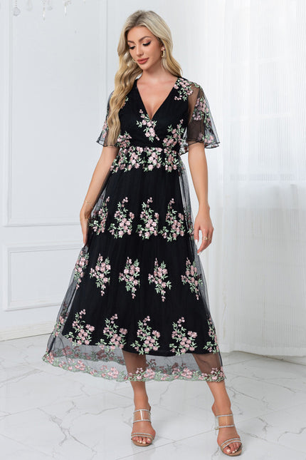 Robe Dentelle Brodée - gallery 6