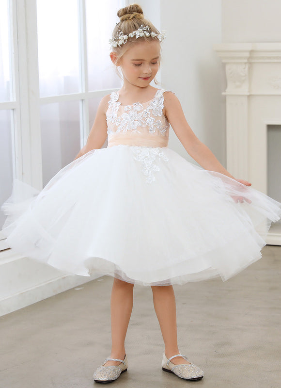 Robe Dentelle Nuptiale Enfantine - gallery 3