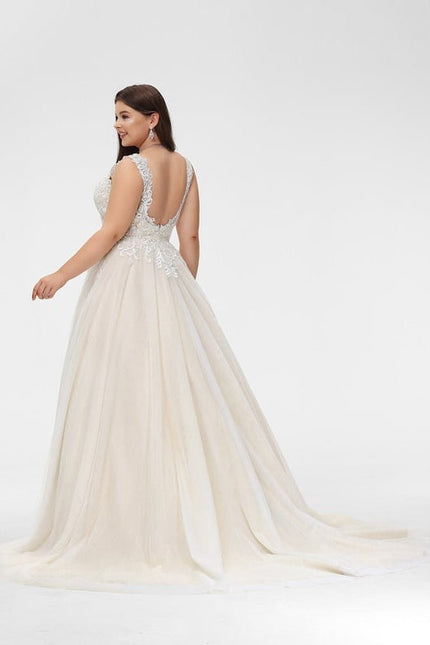 Robe Dentelle Tulle Délicate - gallery 9