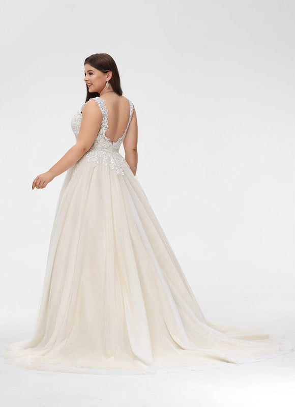 Robe Dentelle Tulle Délicate - gallery 9